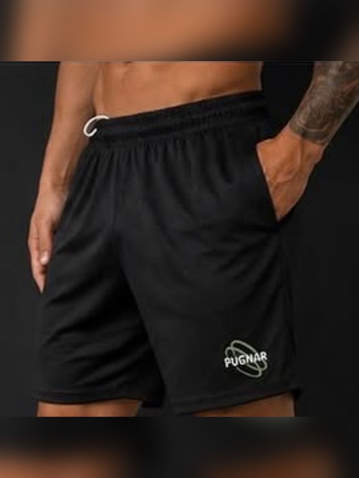 Calção básico de treino preto — preto — Calções — Pugnar
