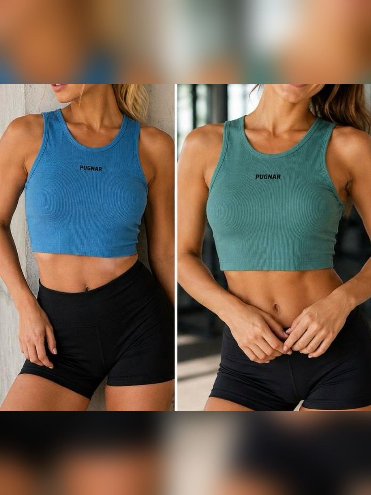 Conjunto fitness misto 2 — azul — Conjunto Fitness — Pugnar