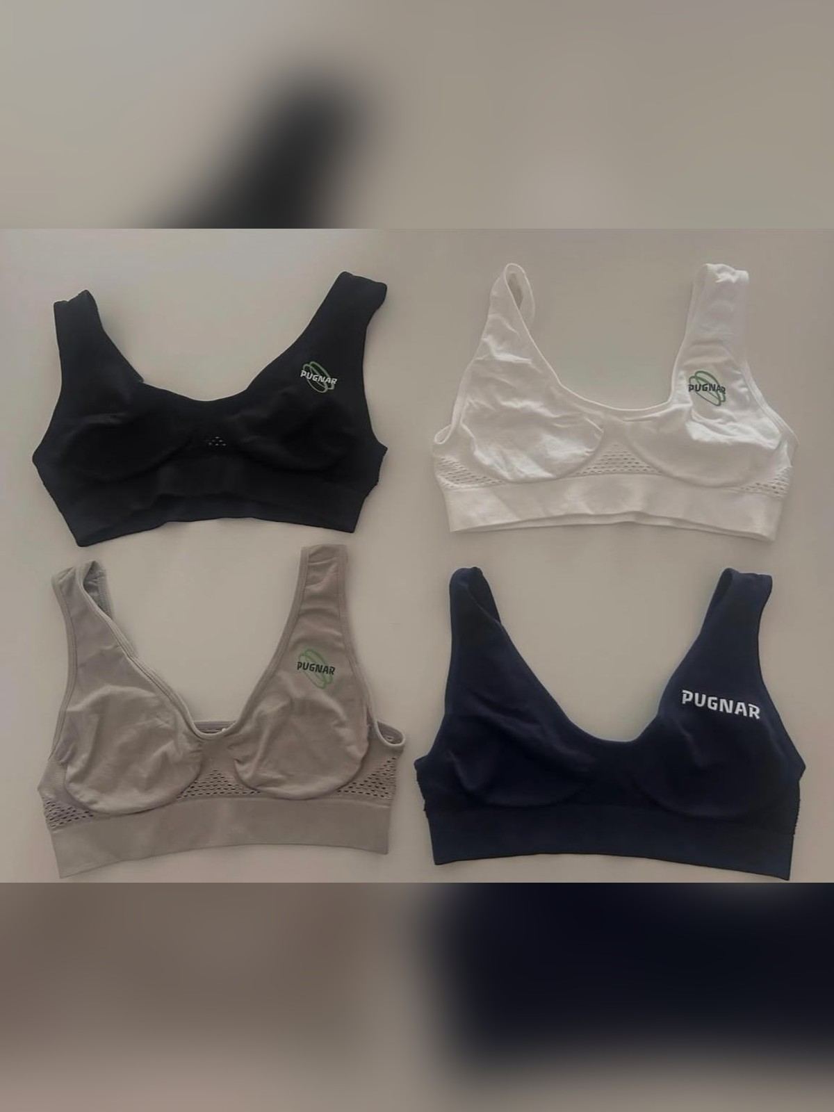 Top desportivo sem costuras — preto — Tops — Pugnar
