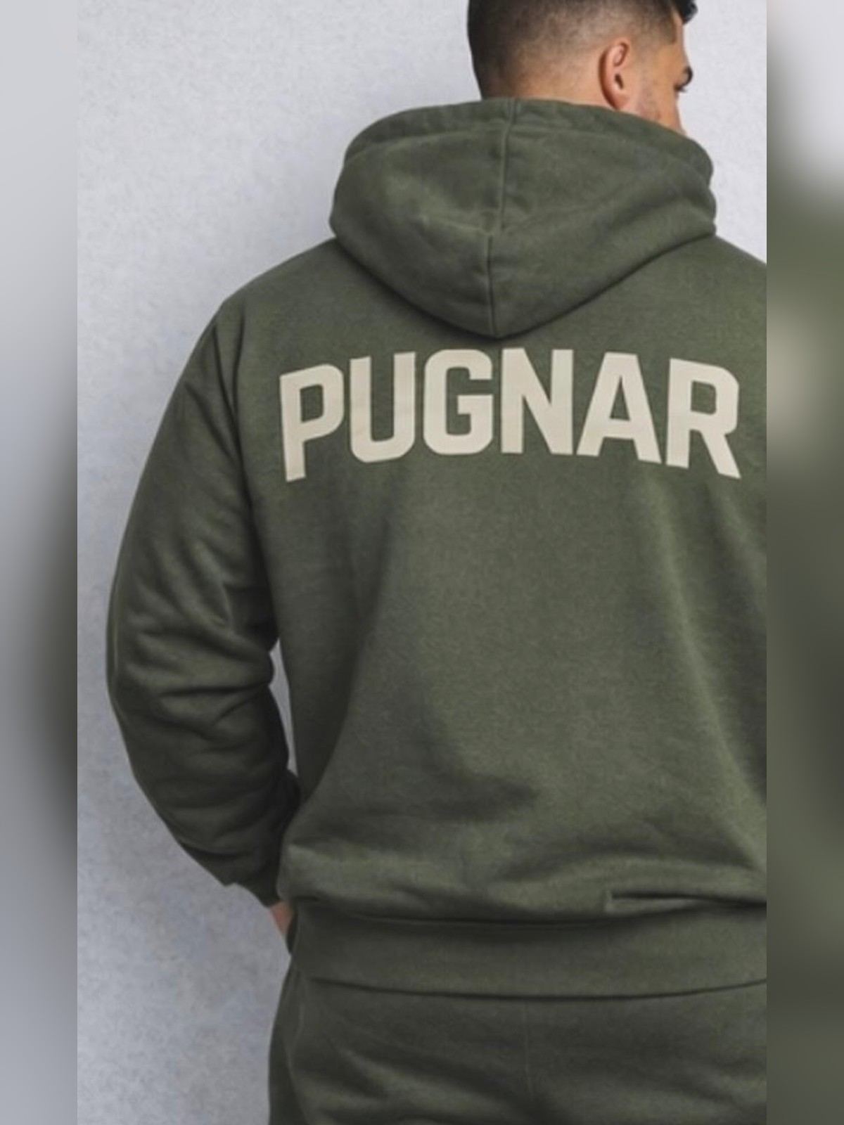 Hoodie modelo 3 — verde militar — Hoodies — Pugnar